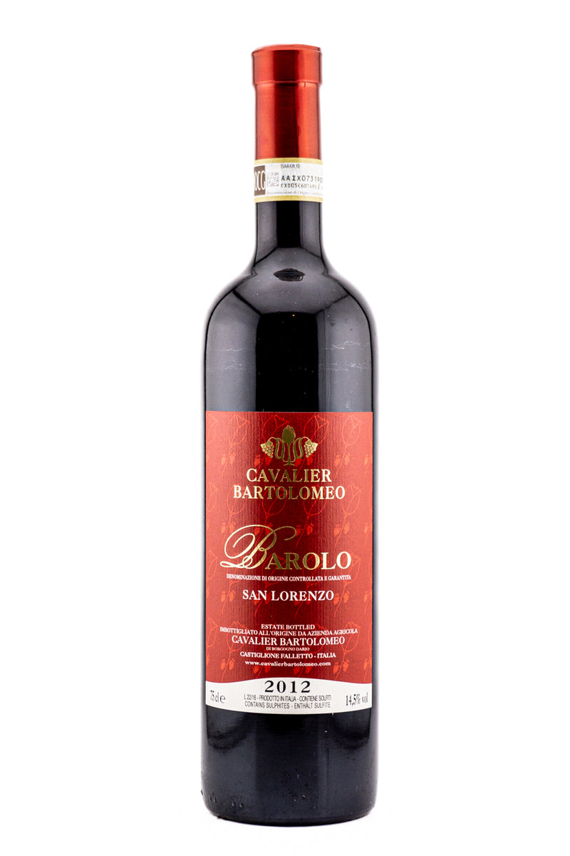 Cavalier Bartolomeo Barolo San Lorenzo 2012