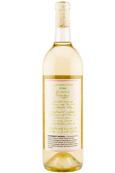 Libertine Wines Gradient Vineyard Grandma's Pinot Gris 2022