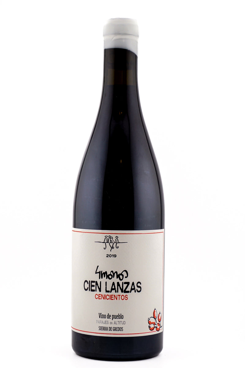 4 Monos Cien Lanzas Cenicientos Vino de Peublo Sierra de Gredos 2019